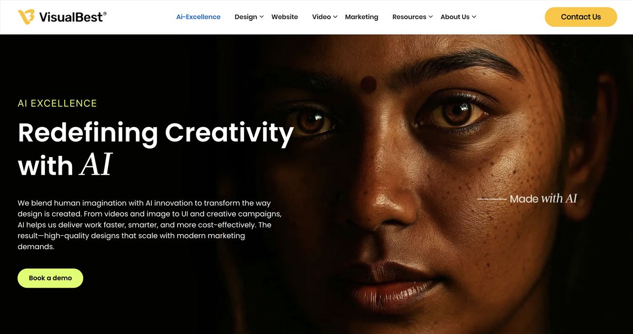 AI excellence Visual best page