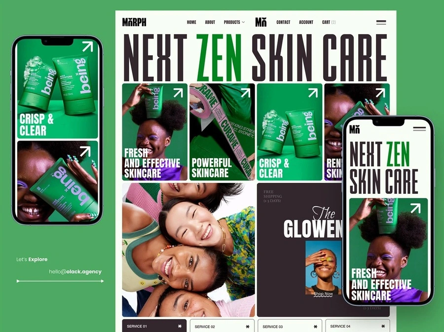 Graphic Design Trends Modular Layouts With a Twist:
