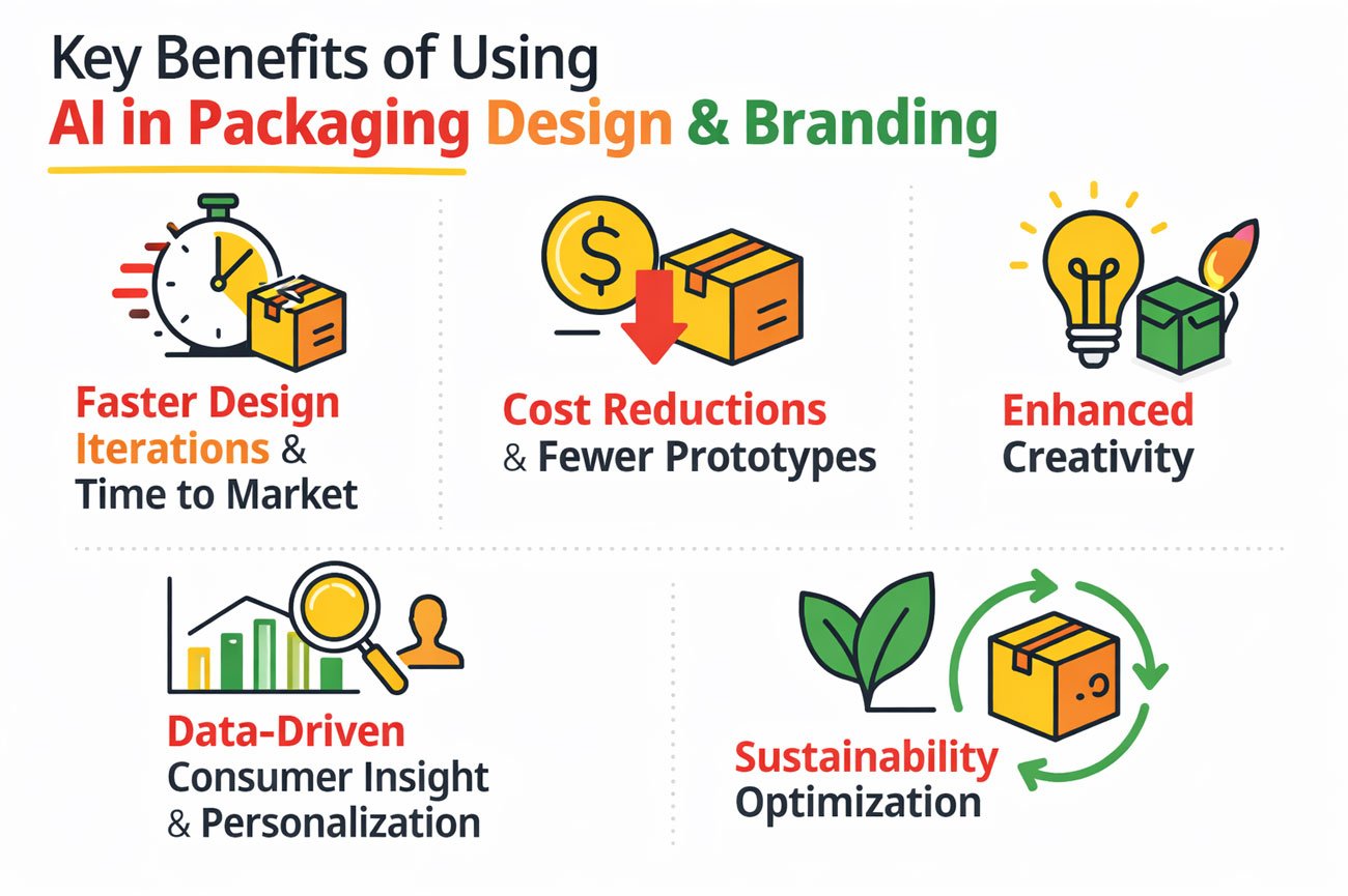 Key Benefits of Using AI in Packaging Design & Branding