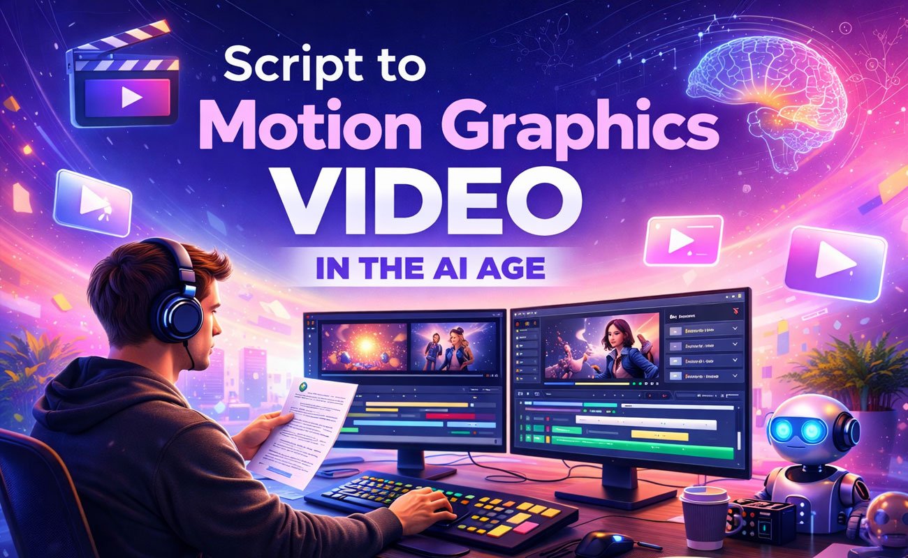 Step-by-Step Guide: From Script to Final Motion Graphics Video in the AI Age
