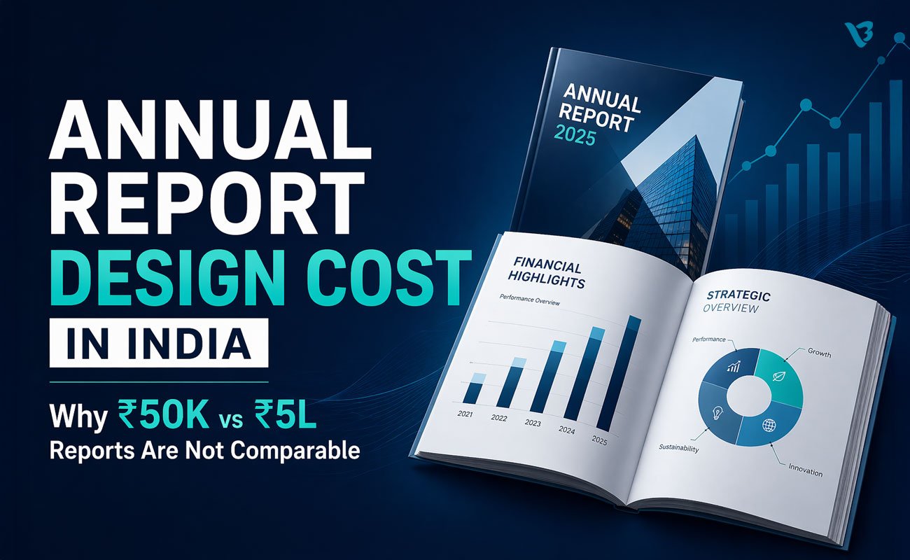 Annual Report Design Cost in India: Why ₹50,000 vs ₹5L Reports Are Not Comparable