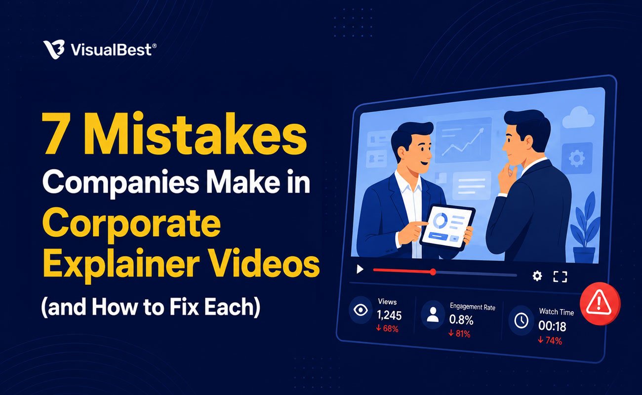 7 Mistakes Companies Make in Corporate Explainer Videos (and How to Fix Each)
