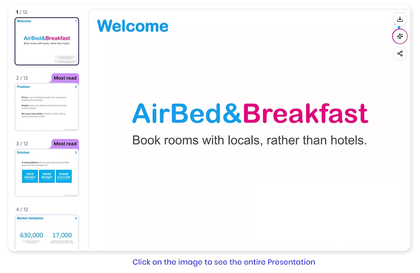1. Airbnb seed deck — best example of ruthless clarity