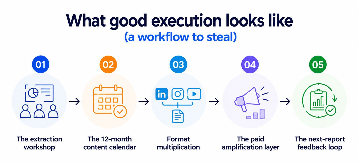 the process how getting good content from annual report