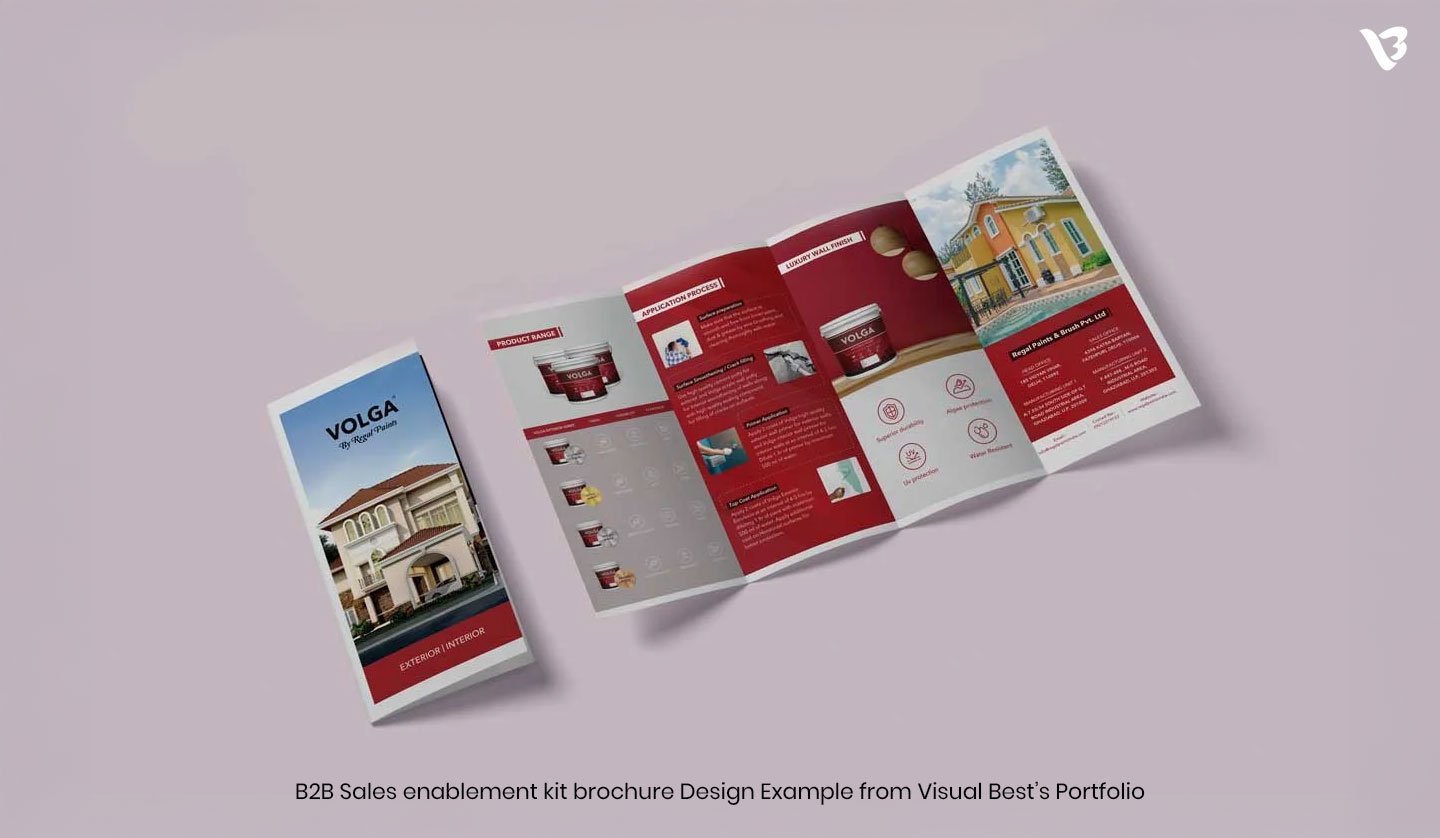 b2c product catalogue brochure design example